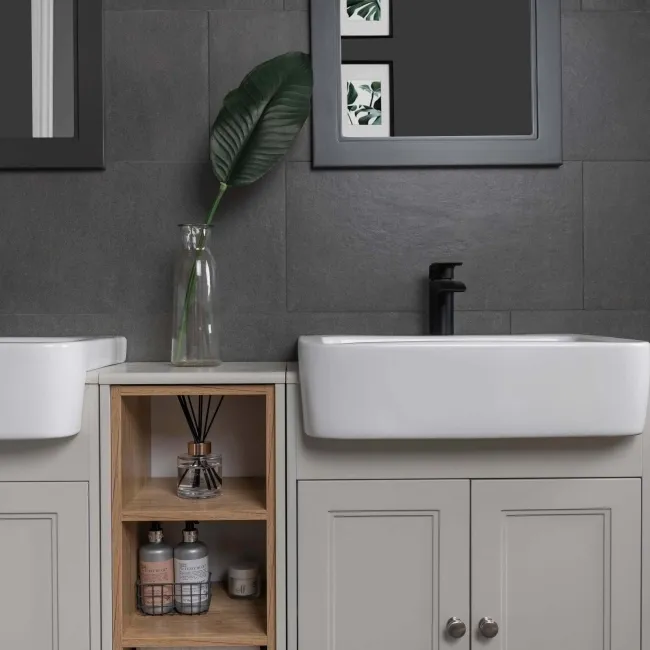 City Stone Anthracite Wall and Floor Tile