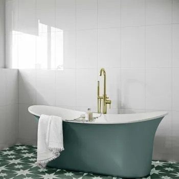 Blanco Flat White Gloss Ceramic Wall Tile