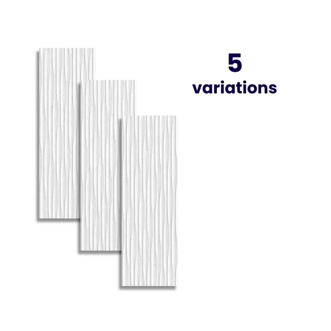 Colony Decor White Stone Effect Matt Ceramic Wall Tile