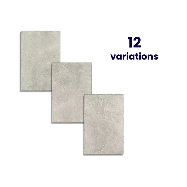 Imperial Grey Chiseled Edge Stone Effect Italian Porcelain Tile