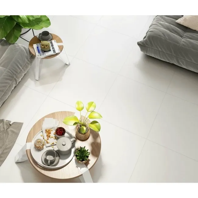 Blanco Rectified Matt Porcelain Floor Tile