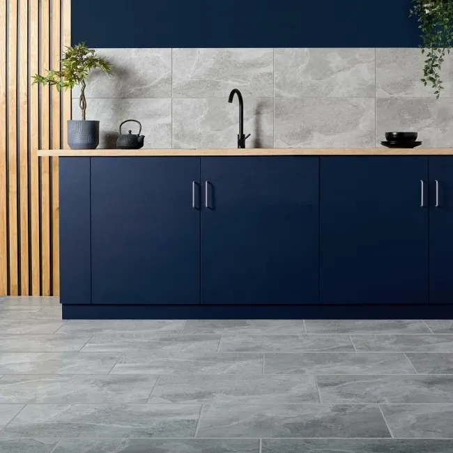 Belize Light Grey Matt Porcelain Wall and Floor Tiles