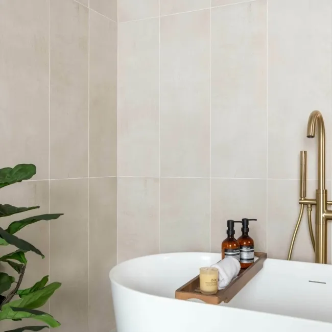 Bercy Sand Concrete Effect Matt Ceramic Wall Tile