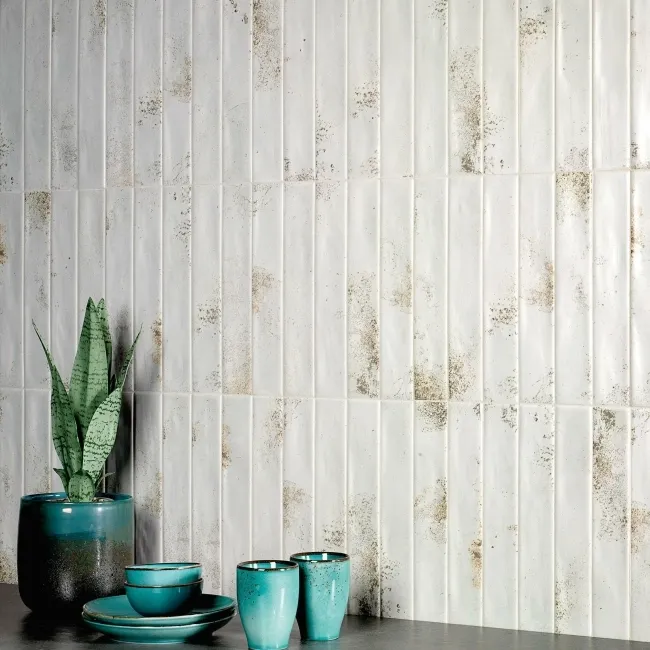 Cool Antique White Brick Effect Matt Ceramic Wall Tile