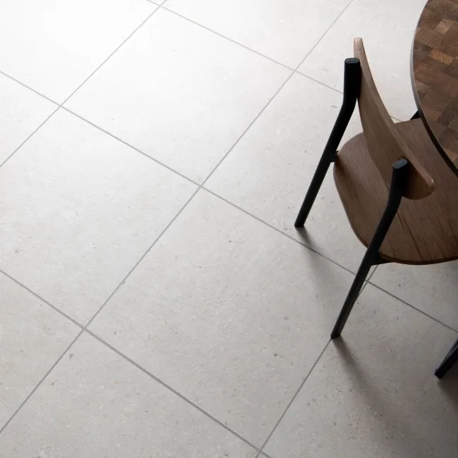 Flakestone Greige Concrete Effect Matt Porcelain Floor Tile