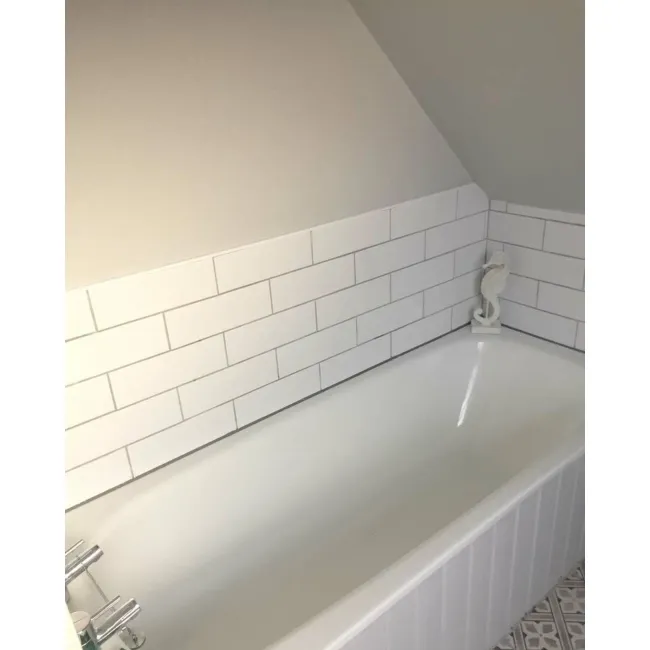 Linear Gloss Wall White Metro Tiles