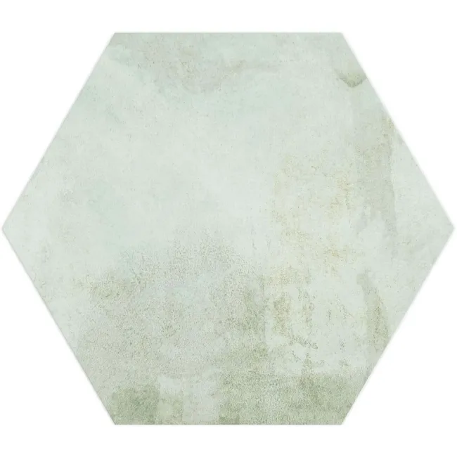 Oasis Aquamarine Hexagon Matt Porcelain Wall and Floor Tile