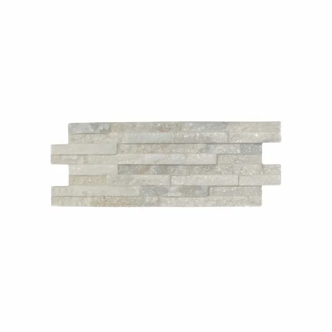 Rio White Split Face Effect Italian Porcelain Wall Tile