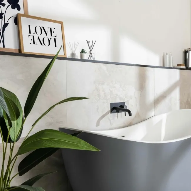 Slate Way Light Grey Matt Porcelain Wall and Floor Tile