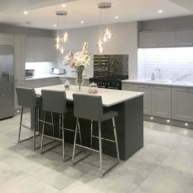 Urban Grey Matt Porcelain Floor Tiles